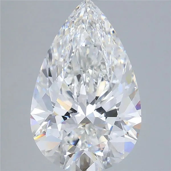 4.52ct Pear Lab Grown Diamond (Colour F, Clarity VVS2, IGI Certified)