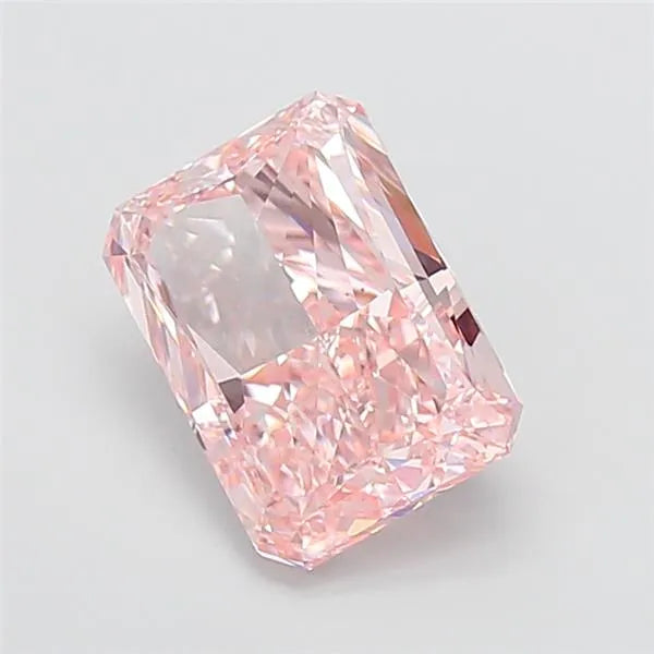 4.52ct Radiant Lab Grown Diamond (Colour Fancy Intense Pink, Clarity VS1, IGI Certified)