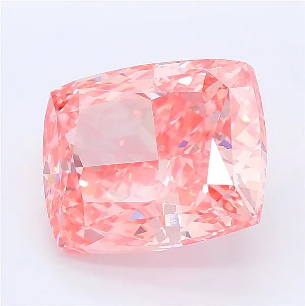 4.53ct Cushion modified Lab Grown Diamond (Colour Fancy Vivid Pink, Clarity VVS2, IGI Certified)