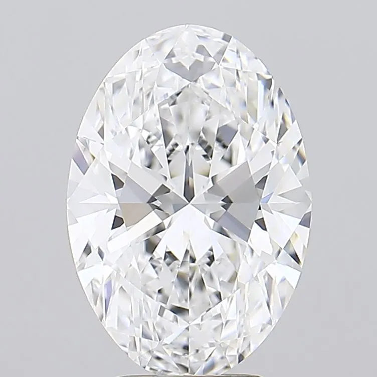 4.53ct Oval Lab Grown Diamond (Colour D, Clarity IF, IGI Certified)