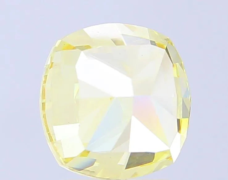 4.54ct Cushion modified Lab Grown Diamond (Colour Fancy Vivid Yellow, Clarity VS1, IGI Certified)