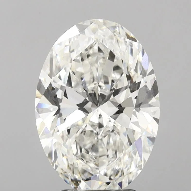 4.54ct Oval Lab Grown Diamond (Colour G, Clarity VVS2, IGI Certified)