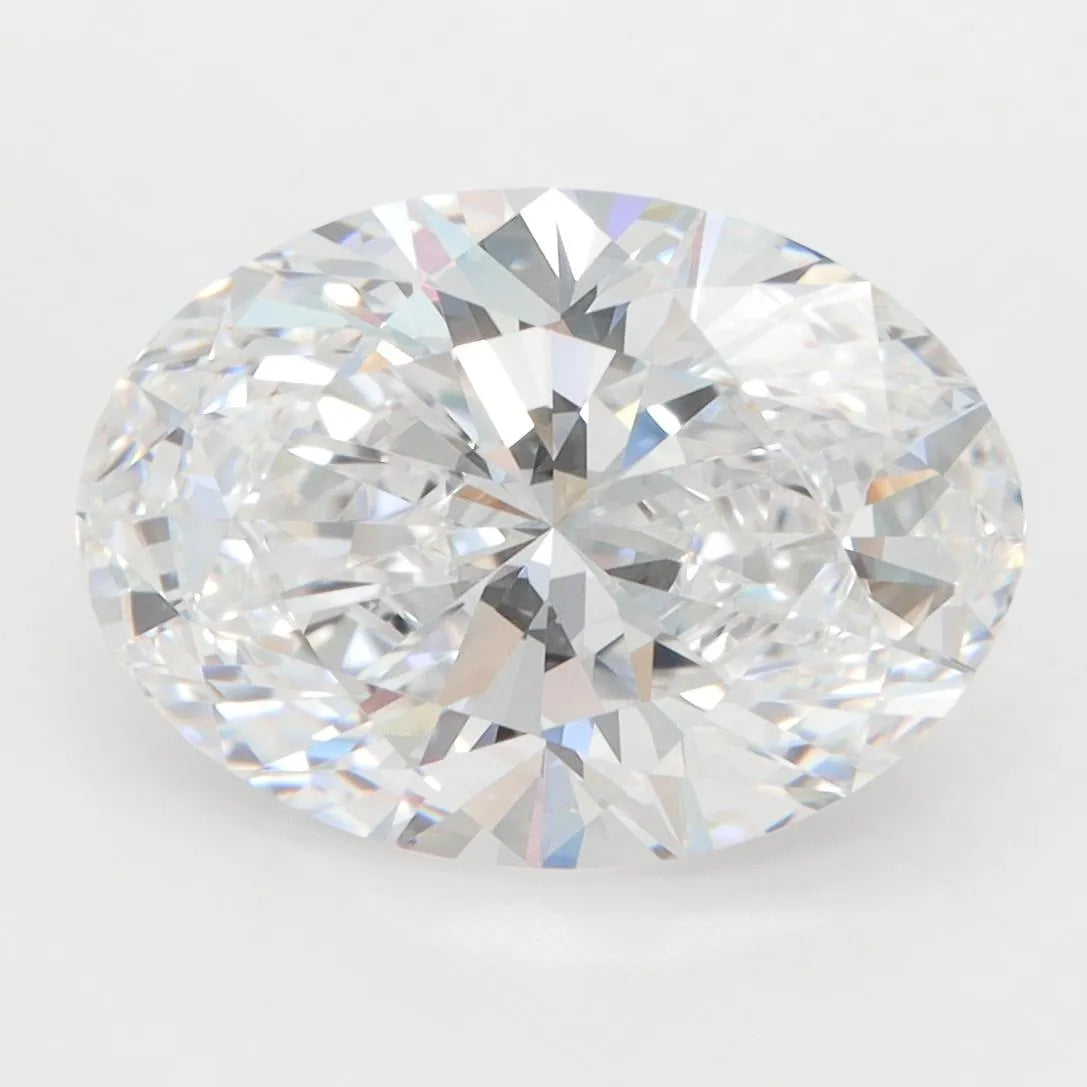 4.55ct Oval Lab Grown Diamond (Colour D, Clarity VVS1, GIA Certified)