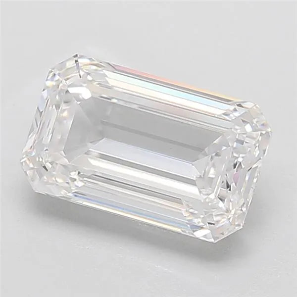 4.56ct Emerald Lab Grown Diamond (Colour D, Clarity VVS2, IGI Certified)