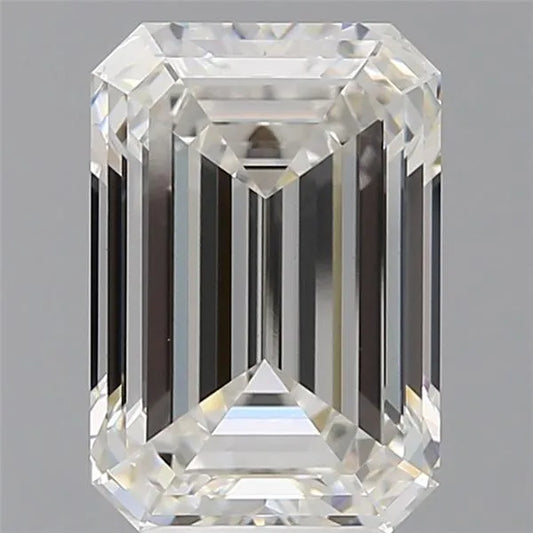 4.57ct Emerald Lab Grown Diamond (Colour F, Clarity VVS2, IGI Certified)