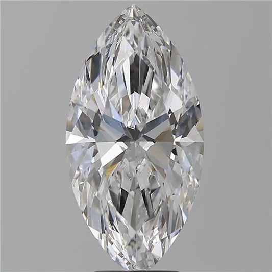 4.57ct Marquise Lab Grown Diamond (Colour D, Clarity VVS2, IGI Certified)