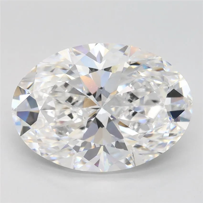 4.57ct Oval Lab Grown Diamond (Colour D, Clarity IF, IGI Certified)