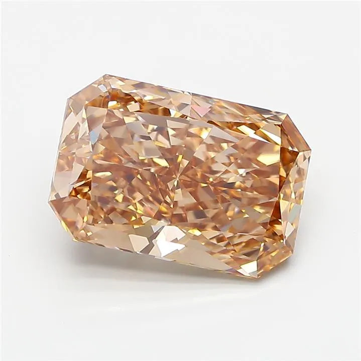 4.57ct Radiant Lab Grown Diamond (Colour Fancy Brown, Clarity VVS2, IGI Certified)