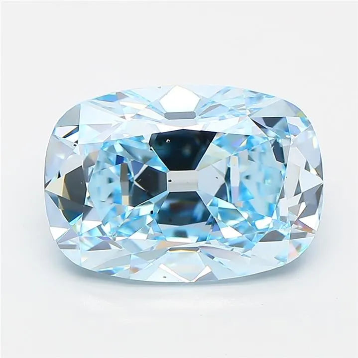 4.58ct Cushion brilliant Lab Grown Diamond (Colour Fancy Intense Blue, Clarity SI1, IGI Certified)