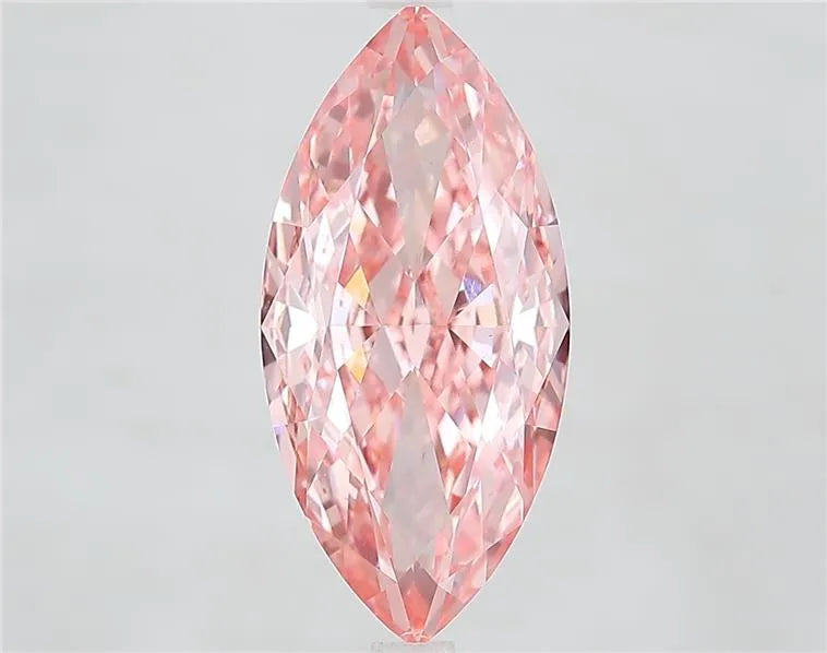 4.58ct Marquise Lab Grown Diamond (Colour Fancy Vivid Pink, Clarity VS1, IGI Certified)