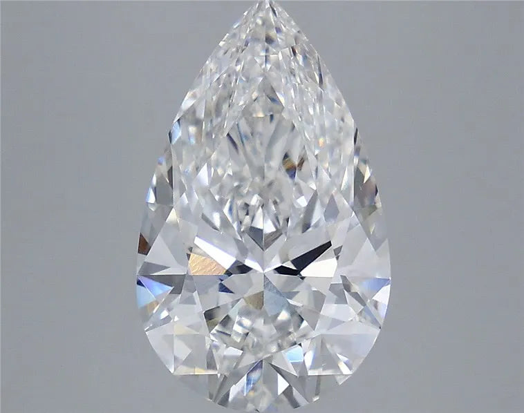 4.58ct Pear Lab Grown Diamond (Colour E, Clarity VVS2, IGI Certified)