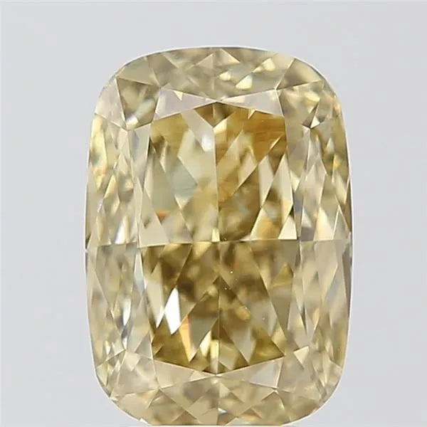 4.62ct Cushion modified Lab Grown Diamond (Colour Fancy Gray Yellow, Clarity VVS2, IGI Certified)
