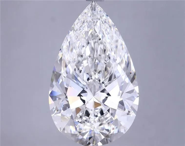 4.62ct Pear Lab Grown Diamond (Colour G, Clarity VS2, GIA Certified)