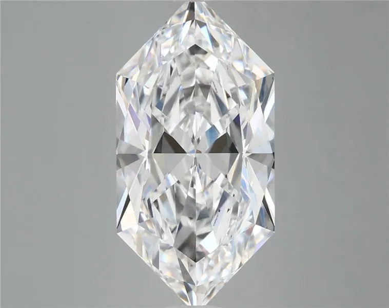 4.69ct Hexagonal Lab Grown Diamond (Colour D, Clarity FL, IGI Certified)