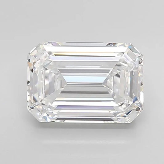 4.71ct Emerald Lab Grown Diamond (Colour D, Clarity VVS2, Cut EX, IGI Certified)