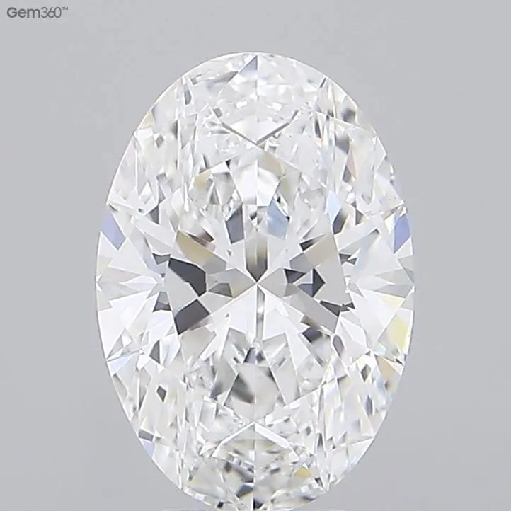 4.73ct Oval Lab Grown Diamond (Colour E, Clarity VVS2, IGI Certified)
