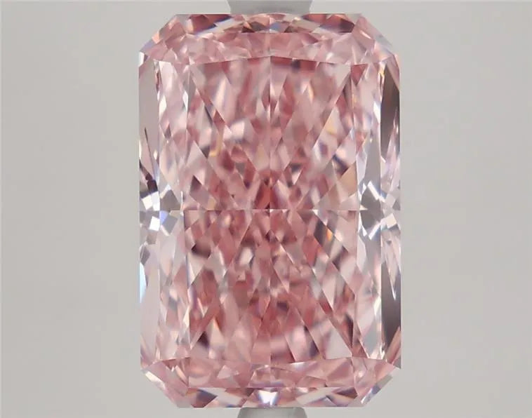 4.74ct Radiant Lab Grown Diamond (Colour Fancy Intense Pink, Clarity VS1, IGI Certified)