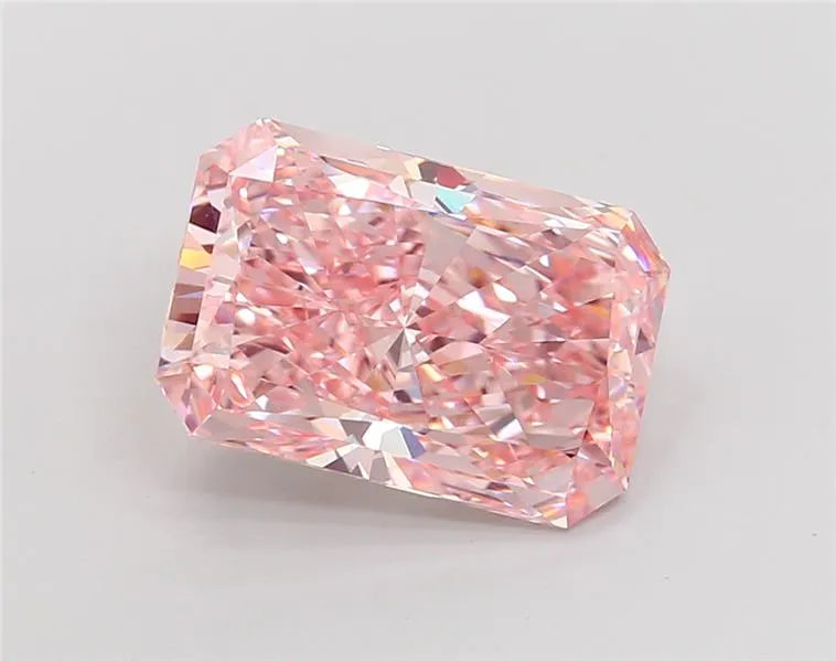 4.74ct Radiant Lab Grown Diamond (Colour Fancy Intense Pink, Clarity VVS2, IGI Certified)