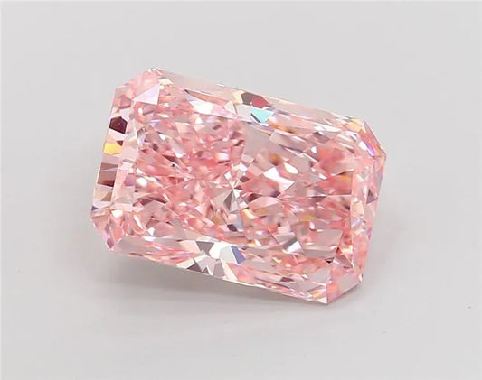 4.74ct Radiant Lab Grown Diamond (Colour Fancy Intense Pink, Clarity VVS2, IGI Certified)