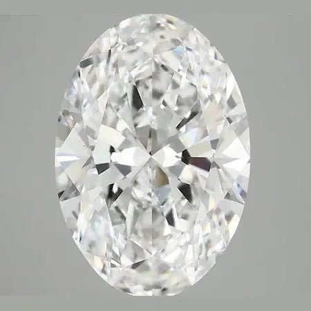4.75ct Oval Lab Grown Diamond (Colour D, Clarity VVS2, IGI Certified)