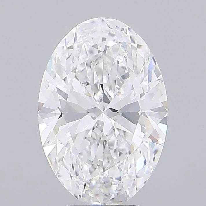 4.76ct Oval Lab Grown Diamond (Colour D, Clarity VVS1, IGI Certified)