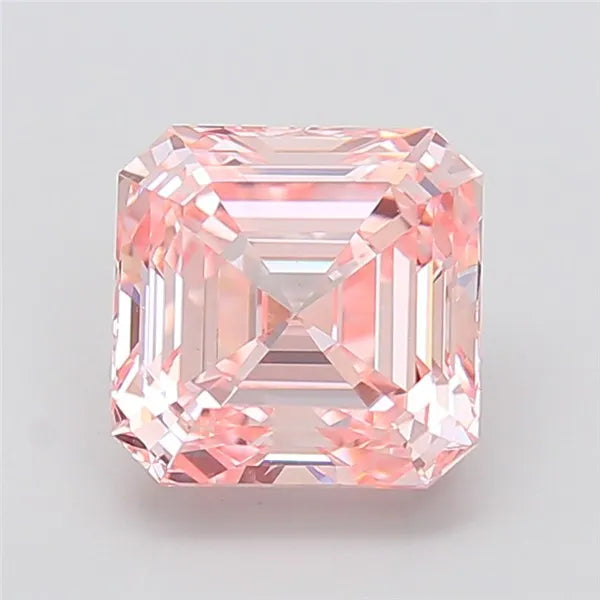 4.79ct Asscher Lab Grown Diamond (Colour Fancy Intense Pink, Clarity VVS2, IGI Certified)