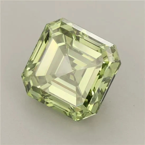 4.80ct Asscher Lab Grown Diamond (Colour Fancy Vivid Green, Clarity VVS2, IGI Certified)