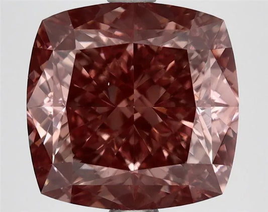 4.87ct Cushion modified Lab Grown Diamond (Colour Fancy Vivid Pink, Clarity VS1, IGI Certified)