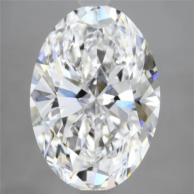 4.95ct Oval Lab Grown Diamond (Colour E, Clarity VVS2, IGI Certified)