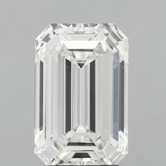 3.00ct Emerald Lab Grown Diamond (Colour F, Clarity VS1, IGI Certified)