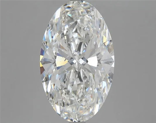 4.91ct Oval Lab Grown Diamond (Colour F, Clarity SI1, IGI Certified)