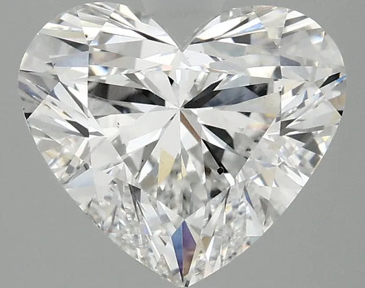 3.00ct Heart Lab Grown Diamond (Colour E, Clarity VS2, IGI Certified)