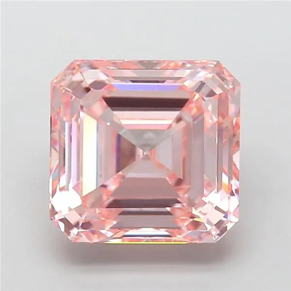 5.00ct Asscher Lab Grown Diamond (Colour Fancy Intense Pink, Clarity VS1, IGI Certified)