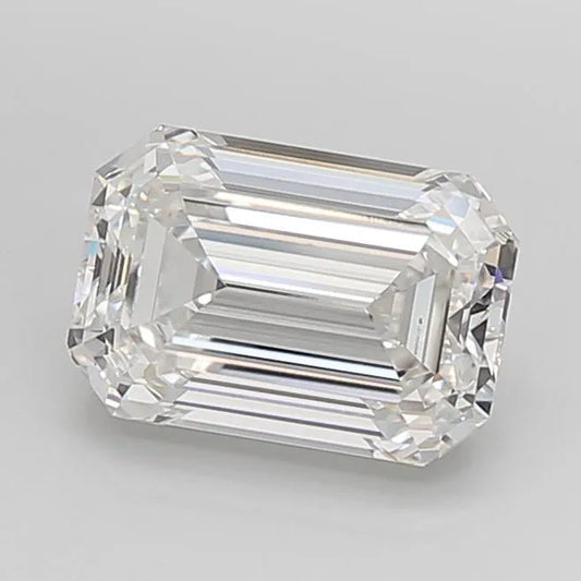 5.00ct Emerald Lab Grown Diamond (Colour E, Clarity IF, IGI Certified)