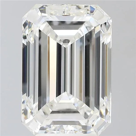 5.00ct Emerald Lab Grown Diamond (Colour F, Clarity VS1, IGI Certified)