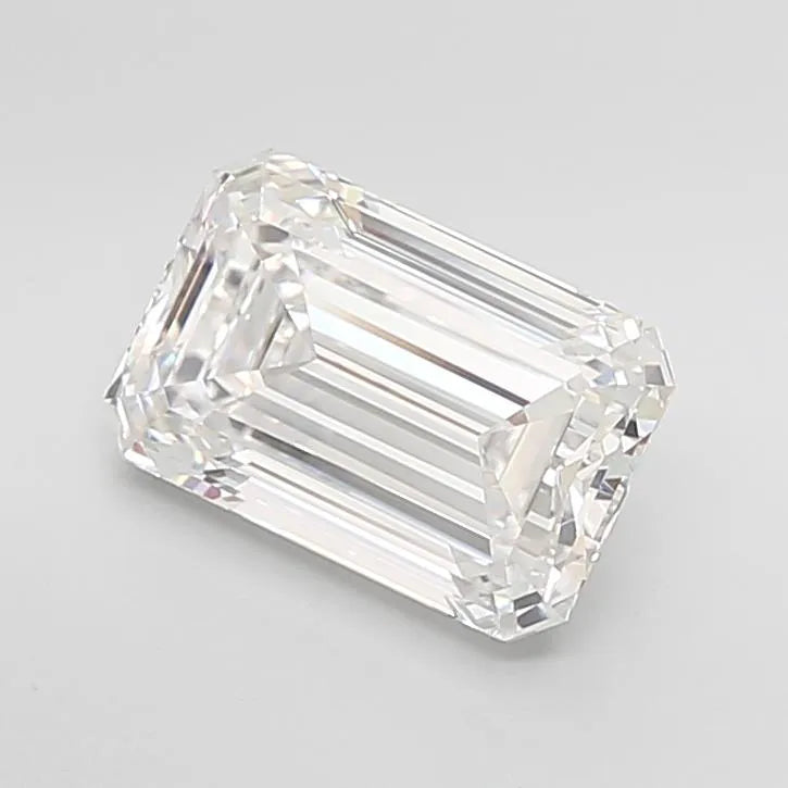 5.00ct Emerald Lab Grown Diamond (Colour F, Clarity VVS2, IGI Certified)
