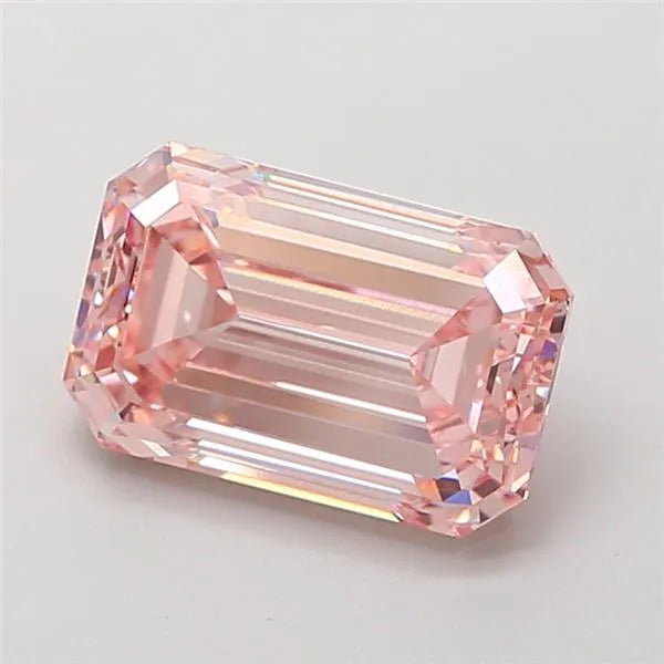 5.00ct Emerald Lab Grown Diamond (Colour Fancy Intense Pink, Clarity VVS2, IGI Certified)