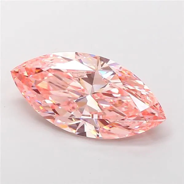 5.00ct Marquise Lab Grown Diamond (Colour Fancy Vivid Pink, Clarity VS1, IGI Certified)