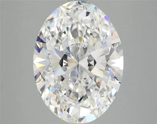 5.00ct Oval Lab Grown Diamond (Colour E, Clarity VS1, IGI Certified)