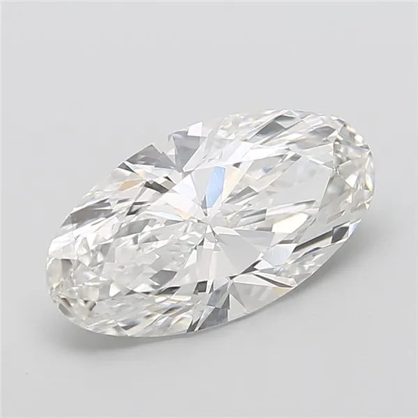 5.00ct Oval Lab Grown Diamond (Colour E, Clarity VS1, IGI Certified)