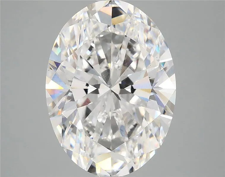 5.00ct Oval Lab Grown Diamond (Colour E, Clarity VS2, IGI Certified)