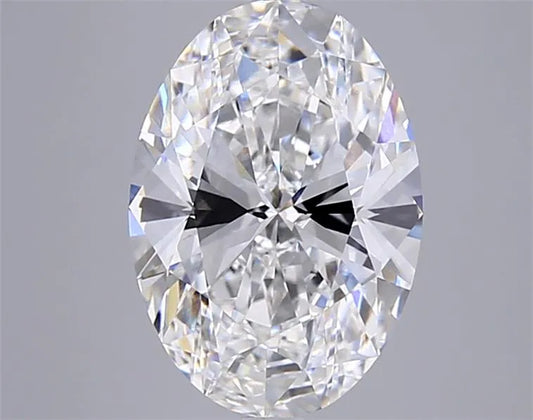 5.00ct Oval Lab Grown Diamond (Colour E, Clarity VVS1, IGI Certified)