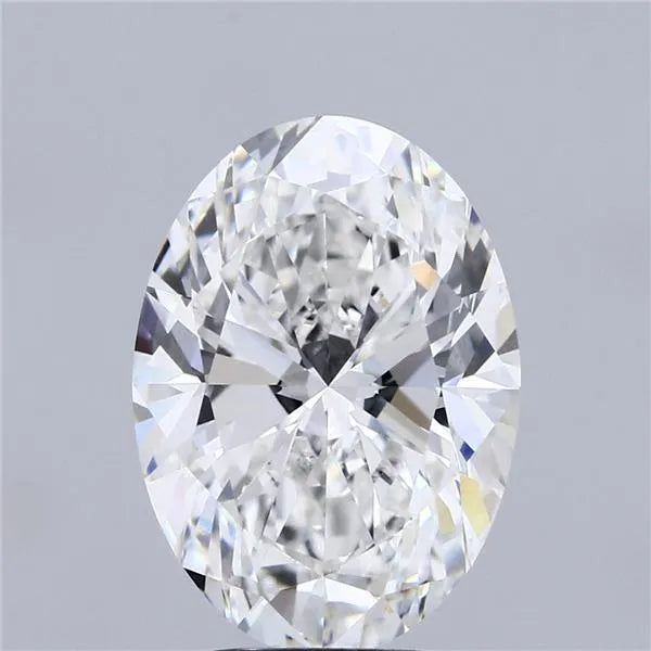 5.00ct Oval Lab Grown Diamond (Colour E, Clarity VVS1, IGI Certified)