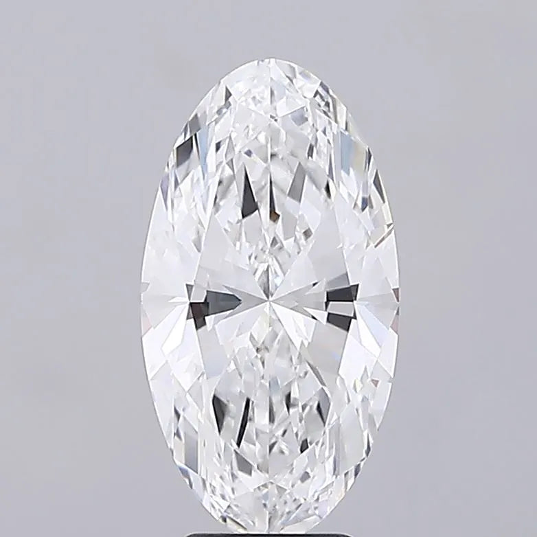 5.00ct Oval Lab Grown Diamond (Colour E, Clarity VVS1, IGI Certified)