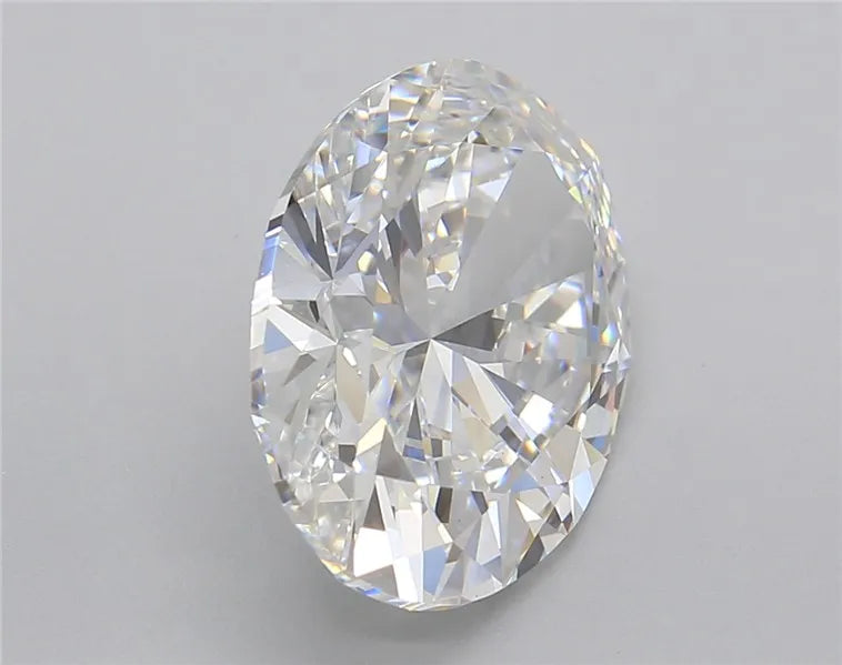 5.00ct Oval Lab Grown Diamond (Colour E, Clarity VVS2, Cut VG, IGI Certified)