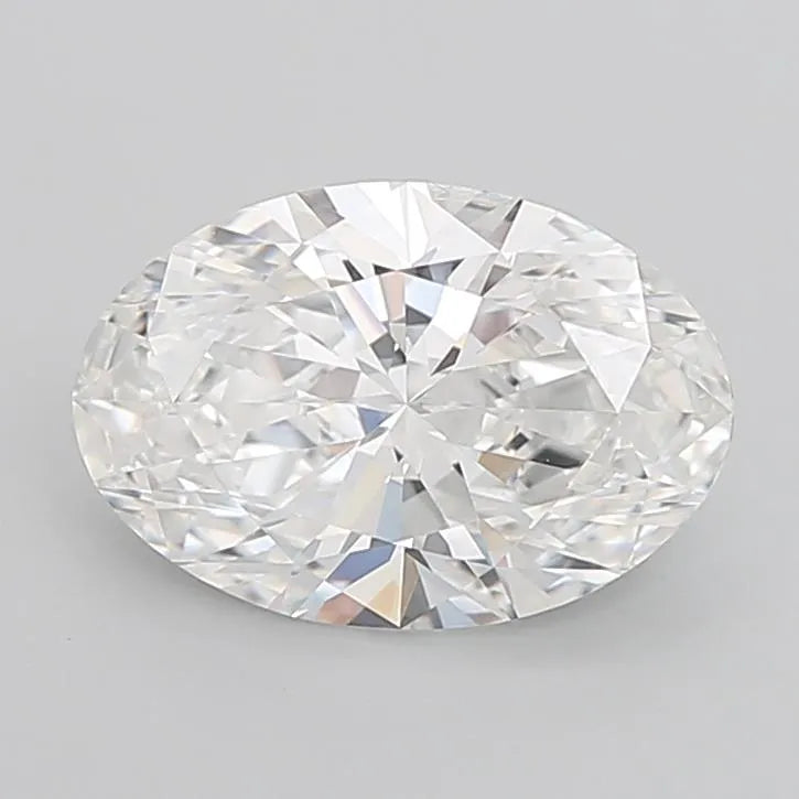 5.00ct Oval Lab Grown Diamond (Colour E, Clarity VVS2, IGI Certified)