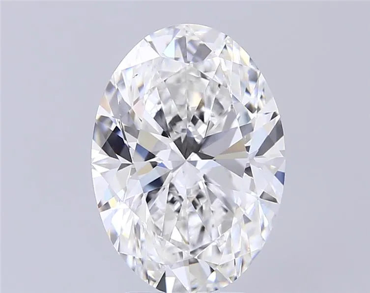 5.00ct Oval Lab Grown Diamond (Colour E, Clarity VVS2, IGI Certified)