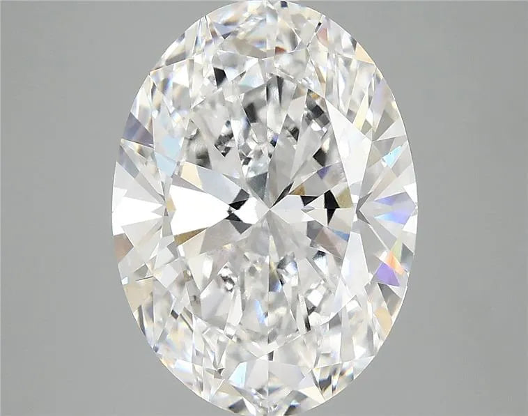 5.00ct Oval Lab Grown Diamond (Colour E, Clarity VVS2, IGI Certified)