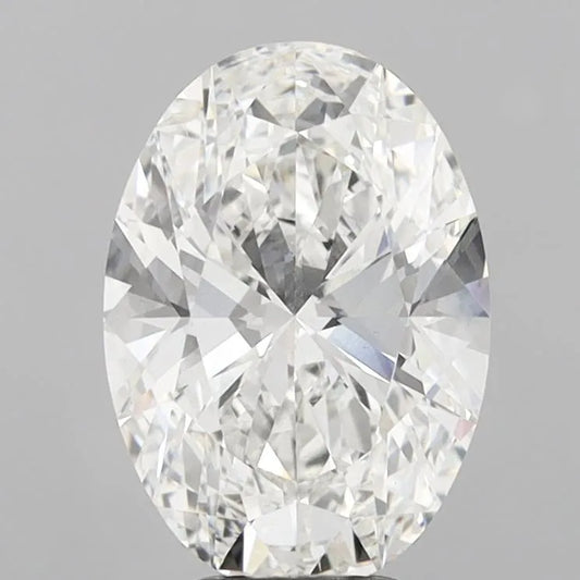 5.00ct Oval Lab Grown Diamond (Colour F, Clarity VS1, IGI Certified)