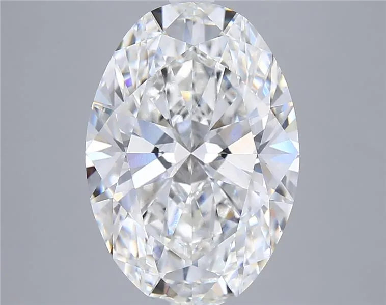 5.00ct Oval Lab Grown Diamond (Colour F, Clarity VVS2, IGI Certified)